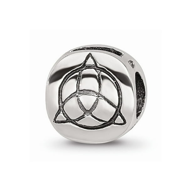 Sterling Silver Reflections Celtic Trinity Bead Solid 8.18 mm 8.18 mm Themed Beads Jewelry Sterling Silver Reflections Celtic Trinity Bead Solid 8.18 mm 8.18 mm Themed Beads Jewelry